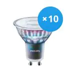 Mehrfachpackung 10x Philips LEDspot ExpertColor GU10 5.5W 940 36D (MASTER) | Höchste Farbwiedergabe - Kaltweiß - Dimmbar - Ersatz für 50W
